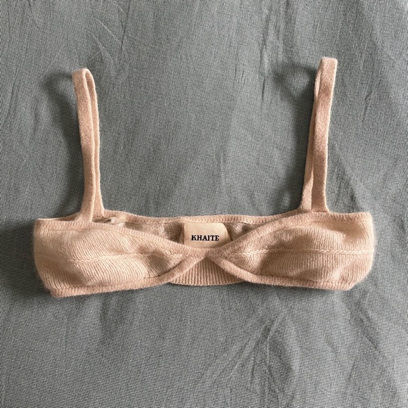 Khaite cashmere Bralette